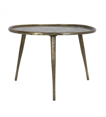 Tavolino in bronzo antico Ø59x41cm -  Light & Living - Nardini Forniture