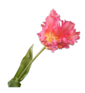 Artificial fuchsia tulip flower 71cm - Silkka - Nardini Forniture