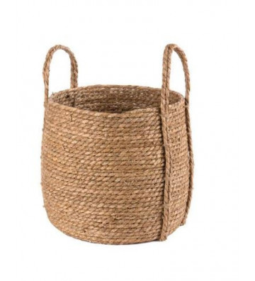 H26cm Natural Fiber Handle Basket - L'oca nera - Nardini Forniture