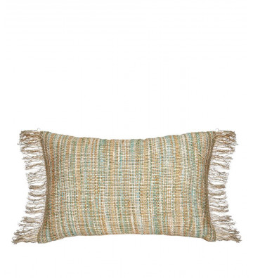 Cotton cushion with fringes 30X50cm - L'Oca Black -  Nardini Forniture