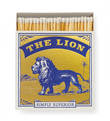 Box of matches "Gold Lion" 110mm - The Archivist - Nardini Forniture