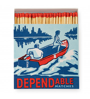 Scatola di fiammiferi "Dependable Matches" 110mm - The Archivist - Nardini Forniture