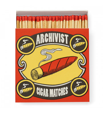 Scatola di fiammiferi "Cigar Matches" 110mm - The Archivist - Nardini Forniture