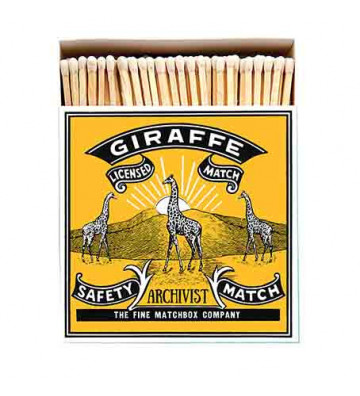 Box of matches "Giraffe" 100mm - The Archivist - Nardini Forniture