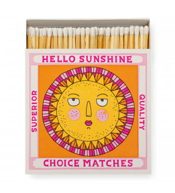 Scatola di fiammiferi "Hello Sunshine" 100mm - The Archivist - Nardini Forniture