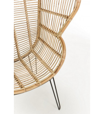 Poltrona in rattan intrecciato H118cm - Bizzotto - Nardini Forniture