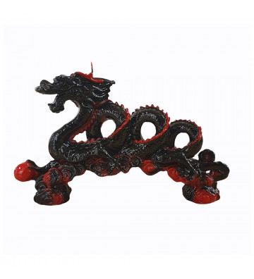 Candela a forma di drago cinese 29cm - nardini forniture
