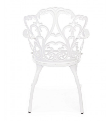 Sedia in alluminio bianco semi lucido Victoria - Bizzotto - Nardini Forniture