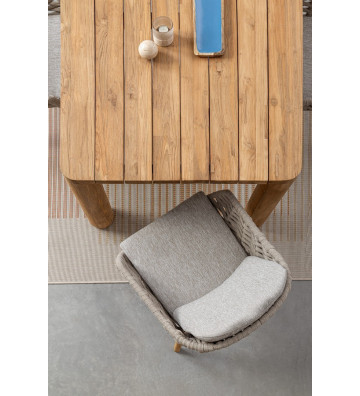 Tavolo rettangolare in legno teak riciclato - Bizzotto - Nardini Forniture