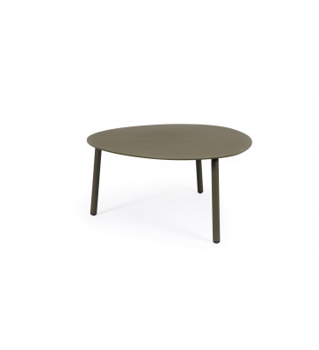 Tavolino in metallo verniciato dalla forma irregolare - Bizzotto - Nardini Forniture