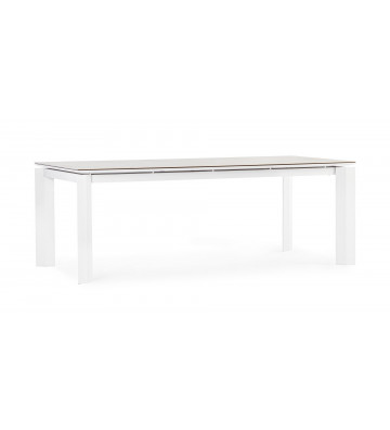 Tavolo rettangolare allungabile con piano in ceramica - Bizzotto - Nardini Forniture