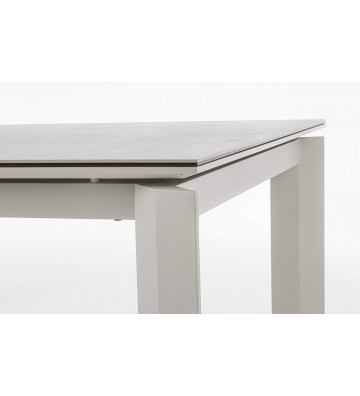 Tavolo rettangolare grigio allungabile con piano in ceramica - Bizzotto - Nardini Forniture