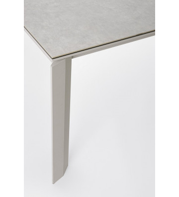 Tavolo rettangolare grigio allungabile con piano in ceramica - Bizzotto - Nardini Forniture