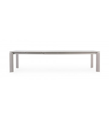 Rectangular extendable grey table with ceramic top - Bizzotto - Nardini Forniture