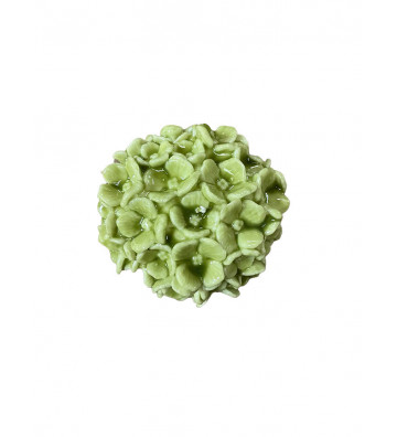 Candela mazzolino di ortensia verde 15cm - nardini forniture