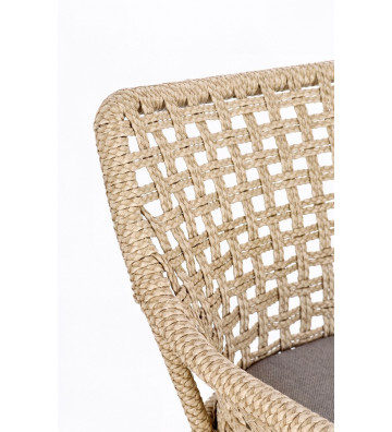Sedia con braccioli in legno e fibra sintetica - Bizzotto - Nardini Forniture