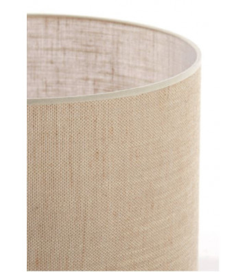 Paralume a cilindro in iuta naturale color sabbia 40x40x30cm - Light & Living - Nardini Forniture