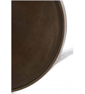 Brown metal smoke table Ø43x46cm - Light & Living - Nardini Forniture