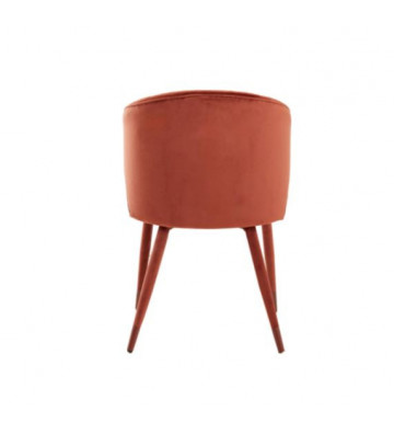 Dining chair in burgundy velvet 79x57x52cm - Light & Living - Nardini Forniture