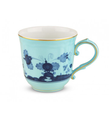 Mug in Porcelain Iris Oriental Italian Ø10cm - Richard Ginori - Nardini Forniture