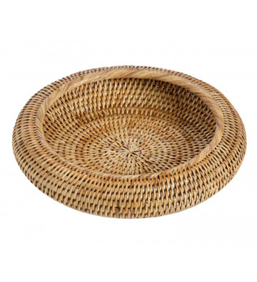 Round centerpiece in woven rattan Ø30cm - Andrea House - Nardini Forniture