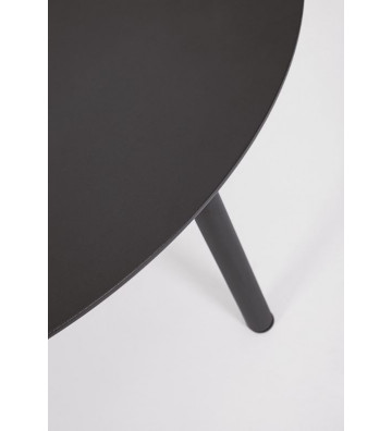 Tavolino da caffè rotondo in alluminio antracite - Andrea Bizzotto - Nardini Forniture