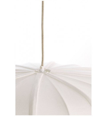 Suspension lamp in white fabric Ø60x45cm - Light & Living - Nardini Forniture