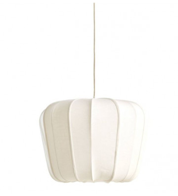 Suspension lamp in white fabric Ø60x45cm - Light & Living - Nardini Forniture