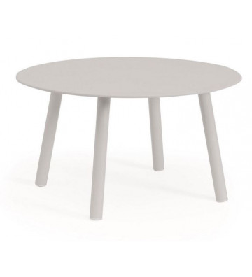 Grey aluminum smoke table Ø60cm - Andrea Bizzotto - Nardini Forniture