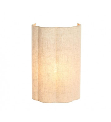 Wall lamp linen and cotton beige 26x15x40cm - Light & Living - Nardini Forniture