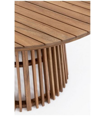 Tavolino da fumo in legno di acacia Ø120cm - Andrea Bizzotto - Nardini Forniture