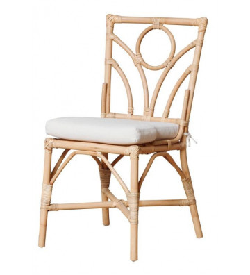 Rattan chair with cushion - Chehoma - Nardini Forniture