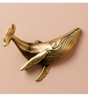 Gancio appendiabiti in metallo balena - Chehoma - Nardini Forniture