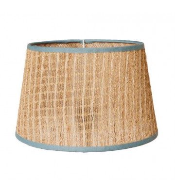 Rattan shade with blue contour 18x25x30cm - Chehoma - Nardini Forniture