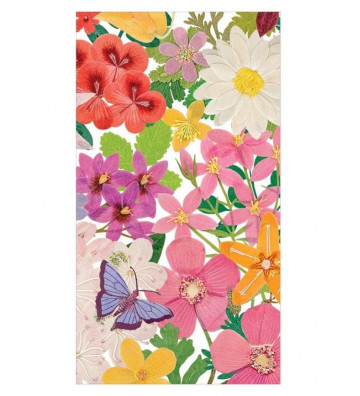 Set 15 tablecloths in floral pattern paper - Caspari - Nardini Forniture