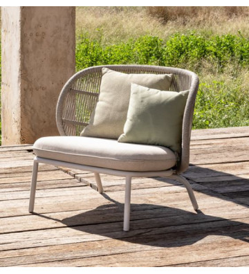 White string lounge chair - Vincent Sheppard - Nardini Forniture