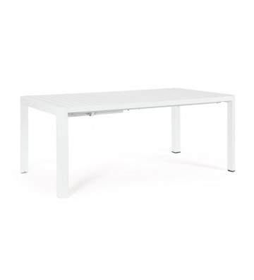 Tavolo da pranzo allungabile per esterno bianco 180/240x100cm - Andrea Bizzotto - Nardini Forniture