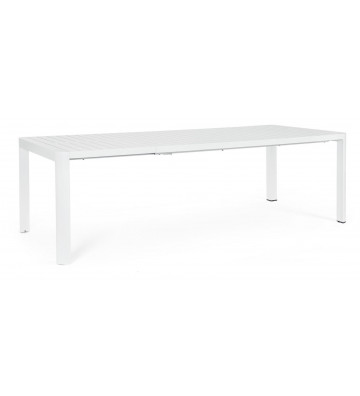 Tavolo da pranzo allungabile per esterno bianco 180/240x100cm - Andrea Bizzotto - Nardini Forniture