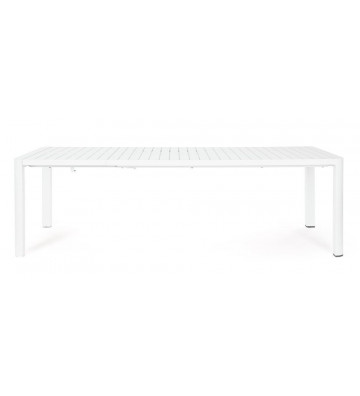 Extensible dining table for outdoor white 180/240x100cm - Andrea Bizzotto - Nardini Forniture