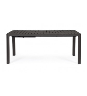 Anthracite outdoor extendable dining table 180/240x100cm - Andrea Bizzotto - Nardini Forniture