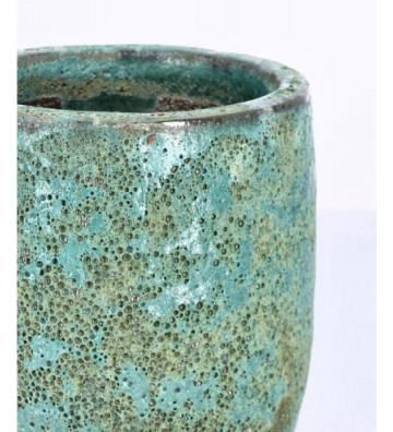 Handmade pottery green glazed terracotta water Ø26cm - Andrea Bizzotto - Nardini Forniture