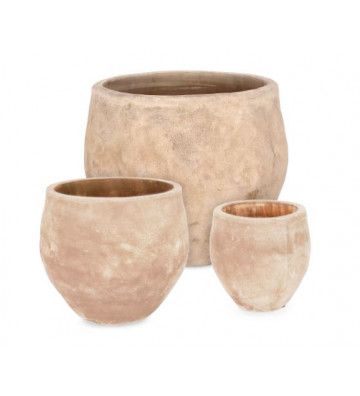 Vaso artigianale in terracotta brunita Ø22cm - Andrea Bizzotto - Nardini Forniture