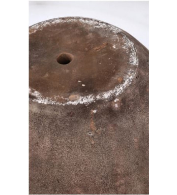 Vaso artigianale in terracotta scura Ø22cm - Andrea Bizzotto - Nardini Forniture