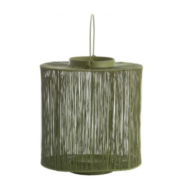 Lanterna in metallo verde oliva 28x20x30cm - Light & Living - Nardini Forniture