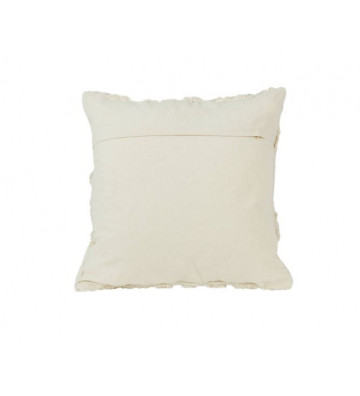 Cotton cushion with cream relief details 45x45cm - Light & Living - Nardini Forniture