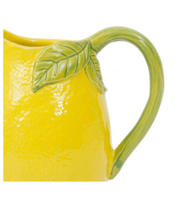 Brocca a forma di limone gialla in gres 1l - Cote Table - Nardini Forniture