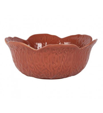 Red cabbage shaped salad bowl Ø27cm - Cote Table - Nardini Forniture