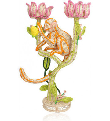 Candle with colored monkey h30cm - nardini supplies