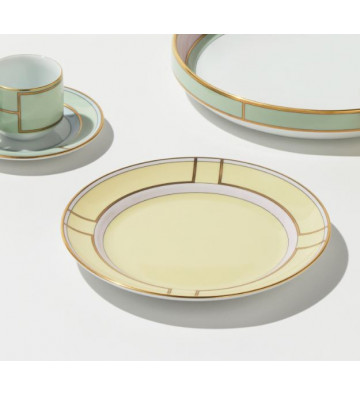 Plate Dessert Diva yellow Ø20cm - Richard Ginori - Nardini Forniture