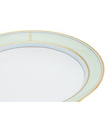 Plate Fondo Diva verde Ø24cm - Richard Ginori - Nardini Forniture